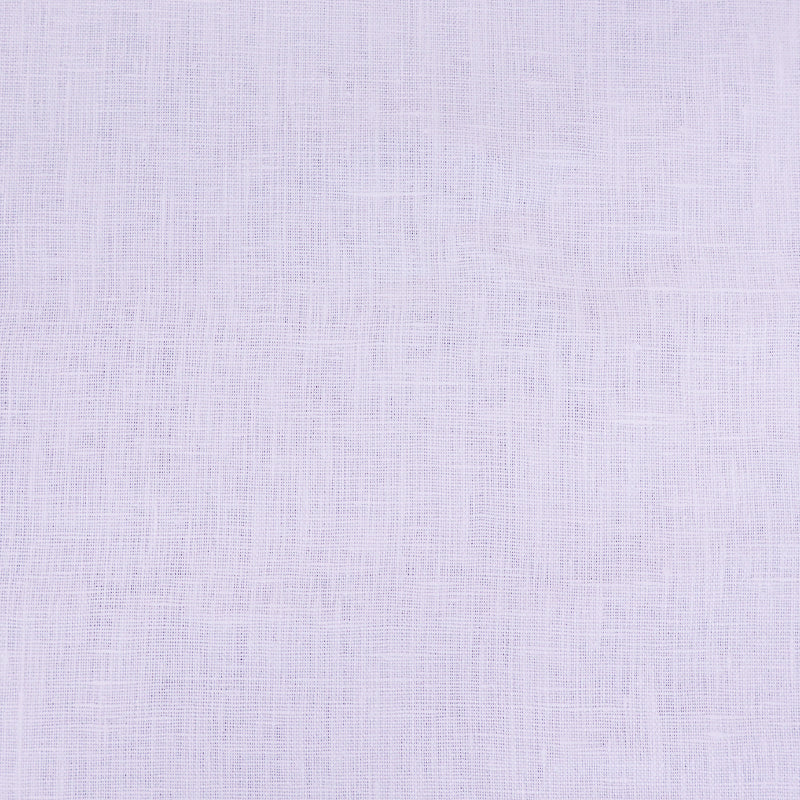 Pure White Mercerised 100% Linen Fabric