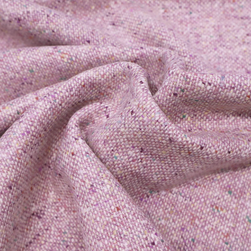 100% Merino Wool Fabric - Flecked Lavender