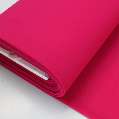 100% Wool Bright Pink Wool Fabric