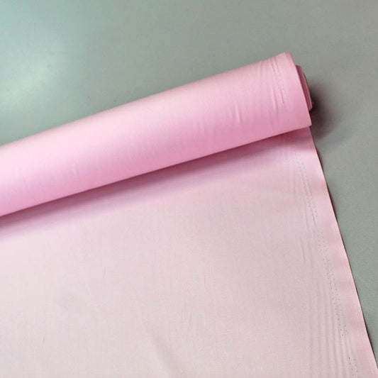 Pale Pink 100% Cotton Poplin Fabric