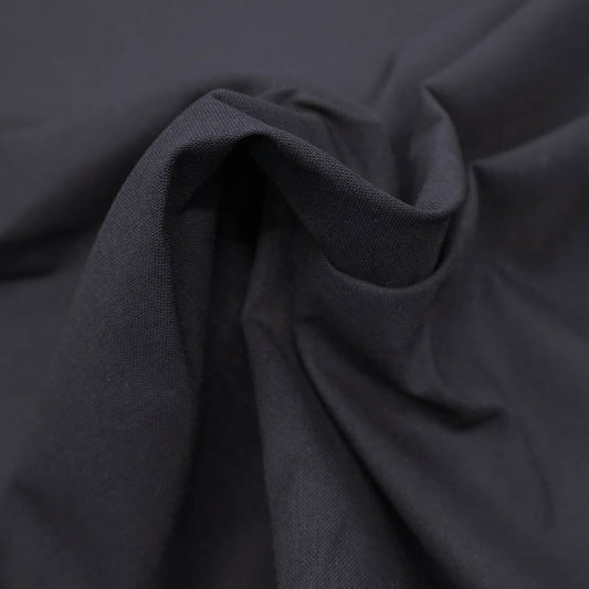 100% Cotton Plain Weave Black Cotton Fabric