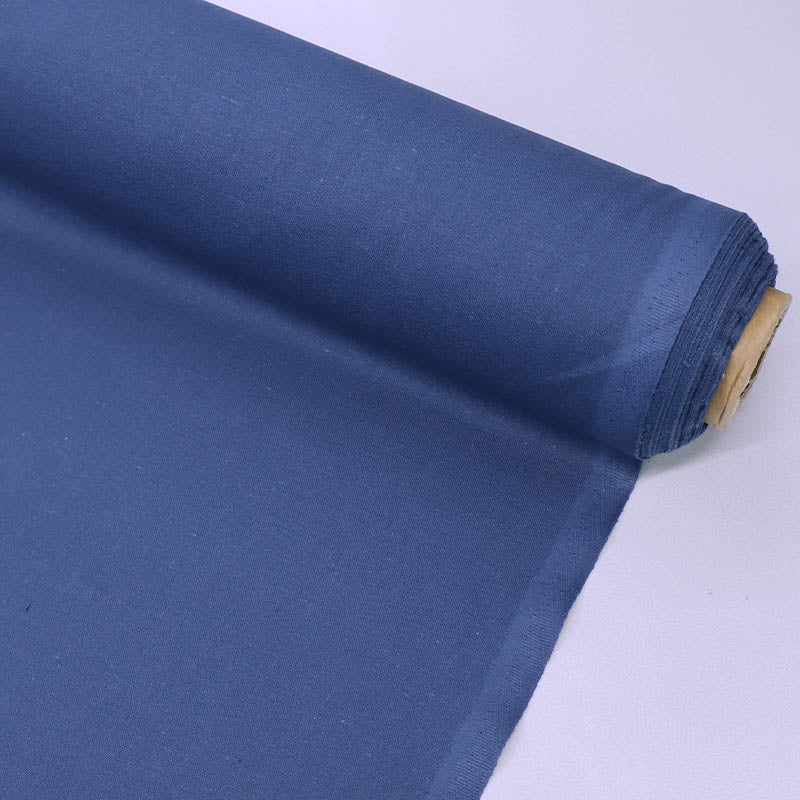 100% Cotton Plain Weave Blue Cotton Fabric