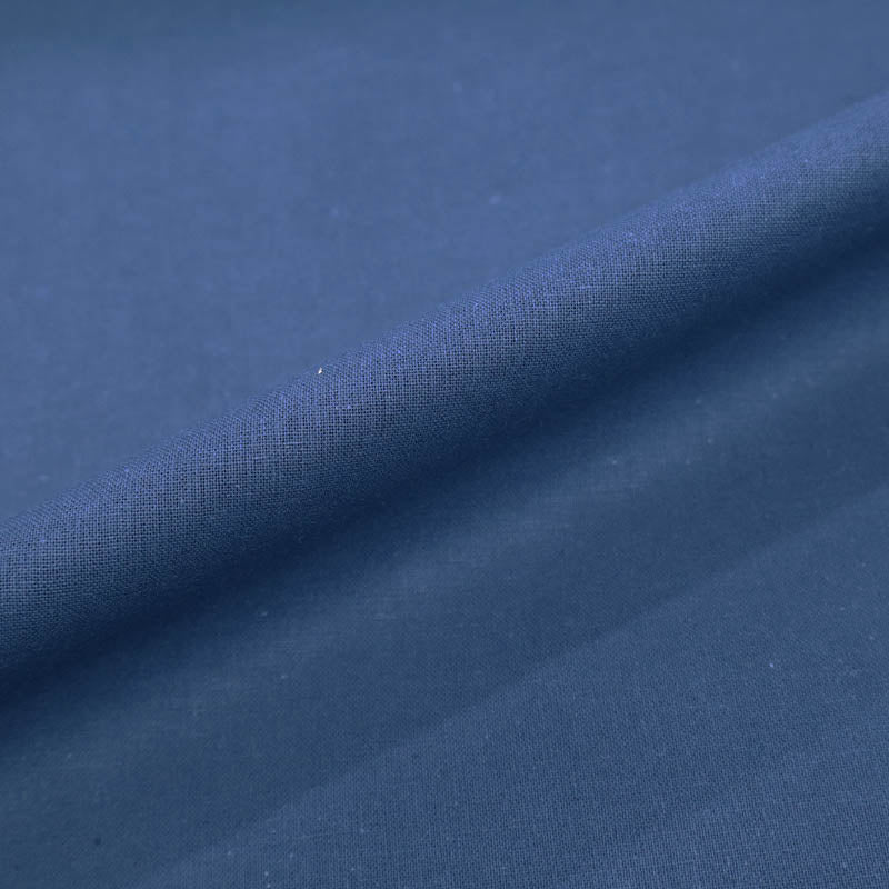 100% Cotton Plain Weave Blue Cotton Fabric