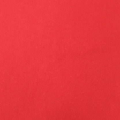 100% Cotton Plain Red Cotton Fabric