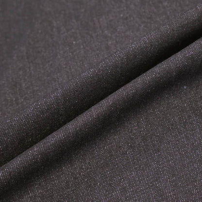 Washed 11.7oz Cotton Denim Fabric - Black