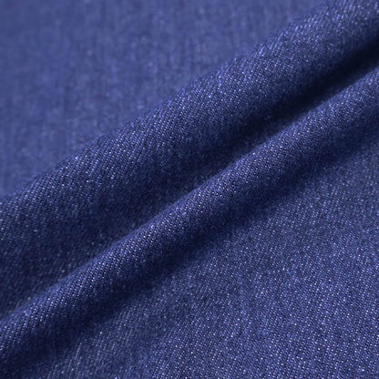 Washed 11.7oz Cotton Denim Fabric  - Indigo