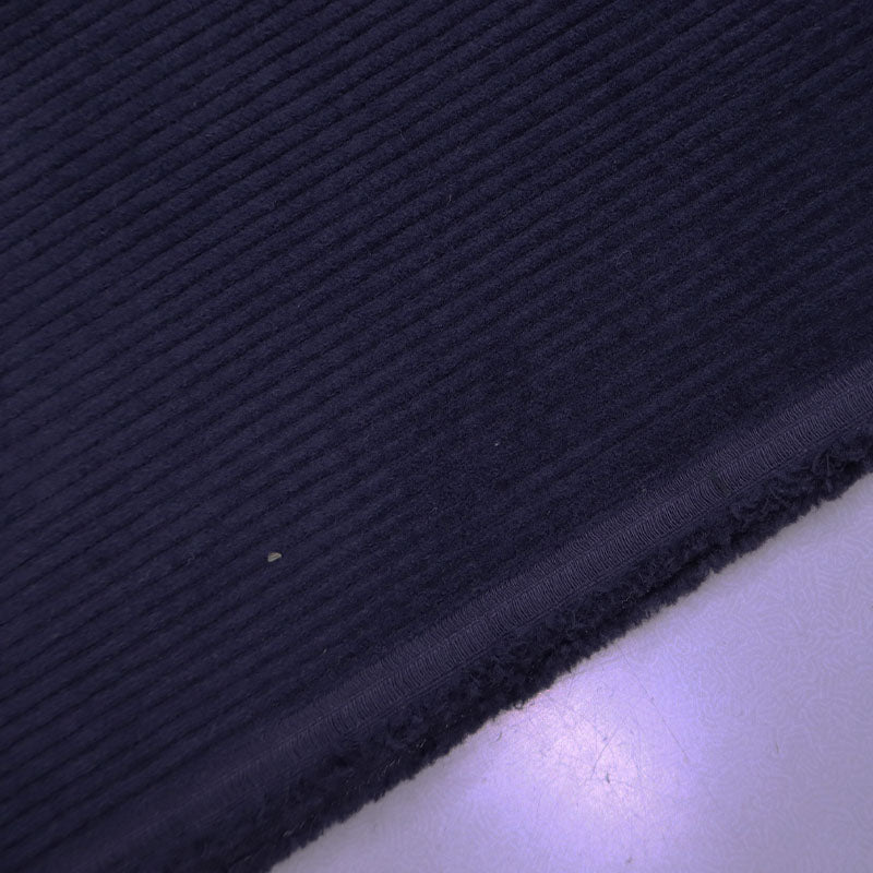 97% Cotton 3% Elastane Navy Blue Pre-washed Stretch Corduroy Fabric