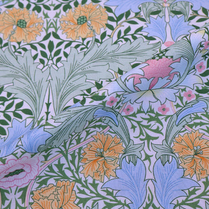 William Morris Fabric - Norwich 100% cotton green floral