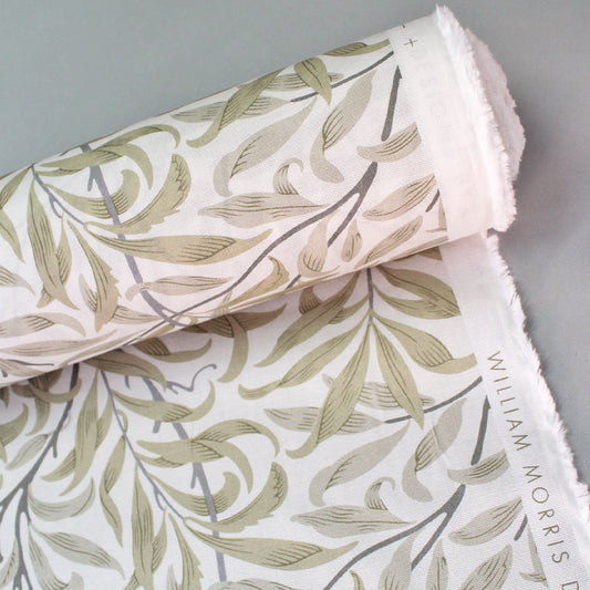 William Morris Willow Bough Fabric - Beige