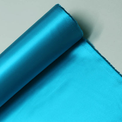 Dressmaking Satin - Turquoise Blue