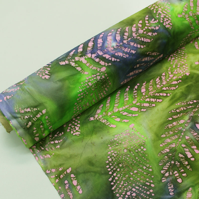 Batik Cotton - Lucy in the Sky of Diamonds - Green