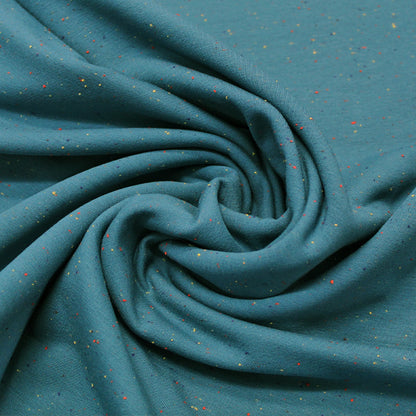 Teal Green Brushed Back Sweatshirt Fabric