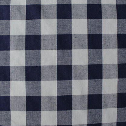 Dressmaking Bold Gingham - Navy Blue