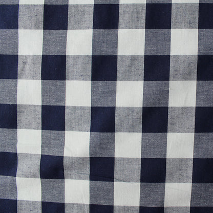 Dressmaking Bold Gingham - Navy Blue