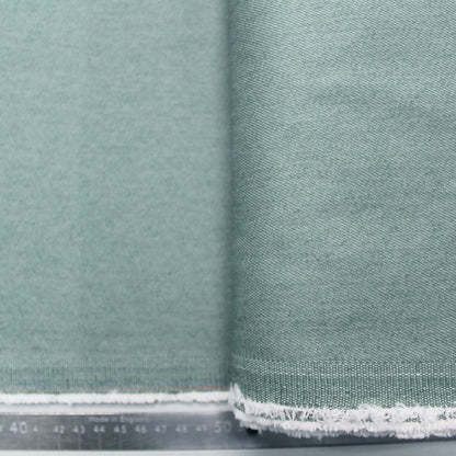 Dressmaking Coloured Stretch Denim - Duck Egg Green