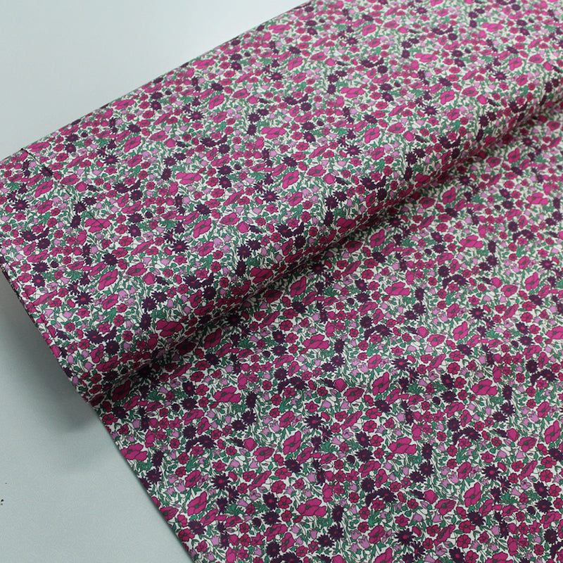 Dressmaking Floral Cotton Lawn Fabric | Prune and Blossom – Fabrics Galore