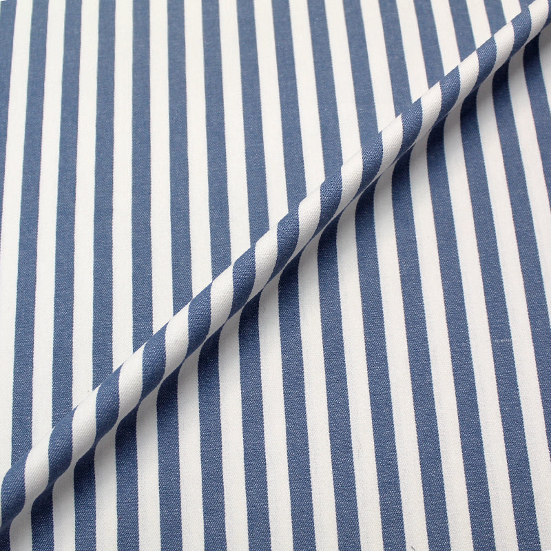 Striped store denim fabric