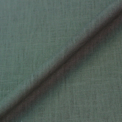 75% Linen 25% Cotton  Racing Green Linen Fabric