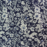 Autumn Flowers Cotton - Navy Blue – Fabrics Galore
