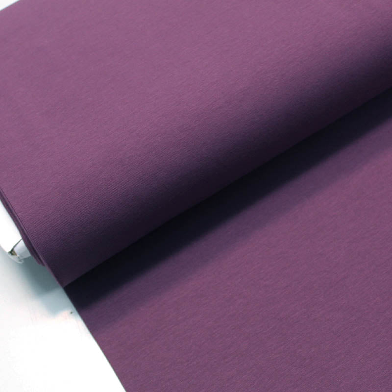 Purple Organic Cotton Jersey Fabric