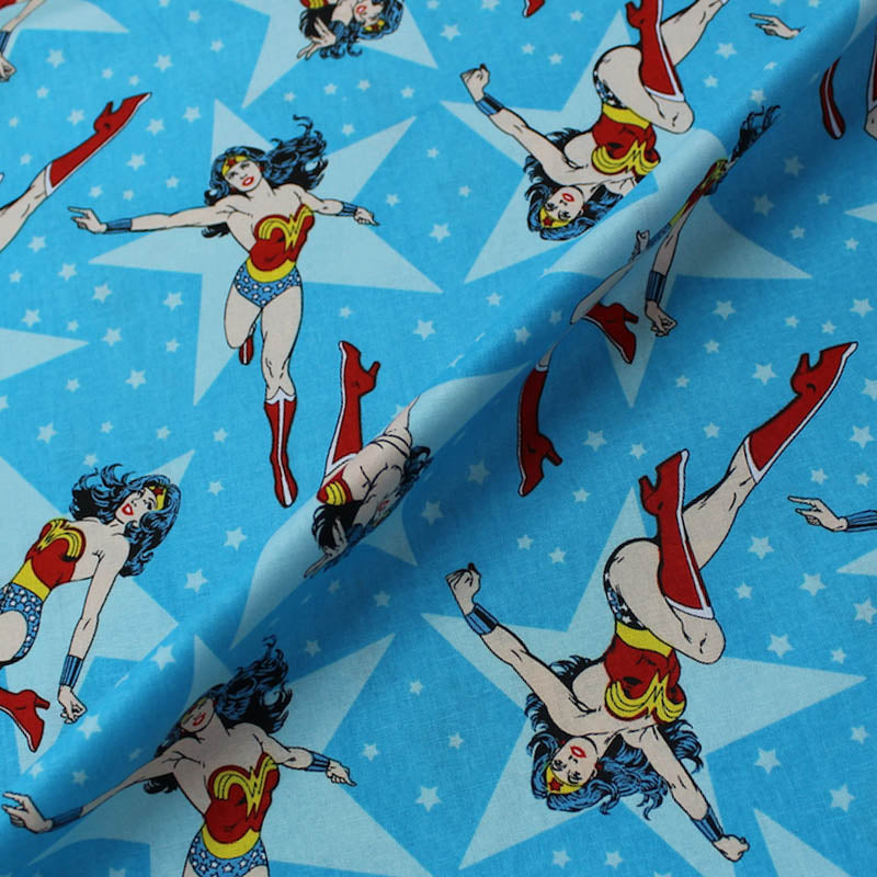 Wonder woman cotton deals fabric