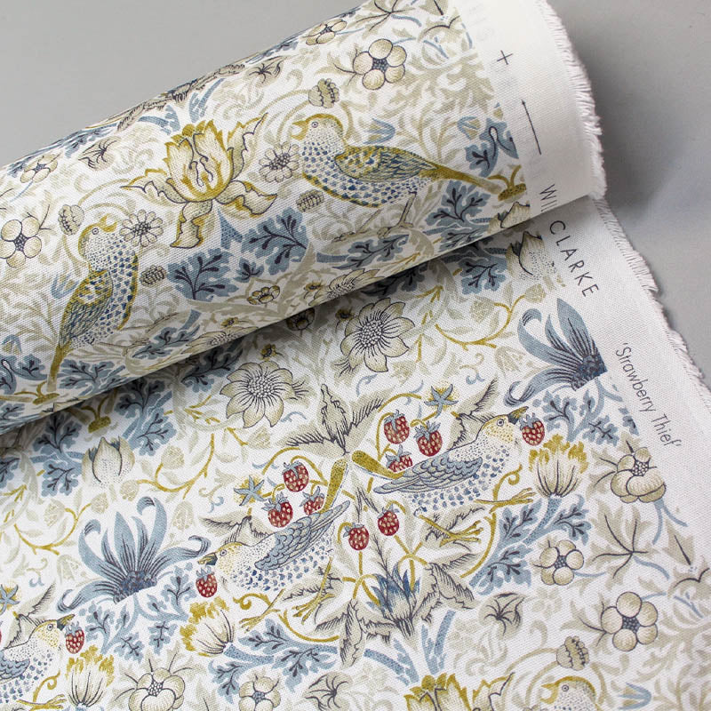 William Morris Strawberry Thief Fabric | Linen and Plum – Fabrics Galore