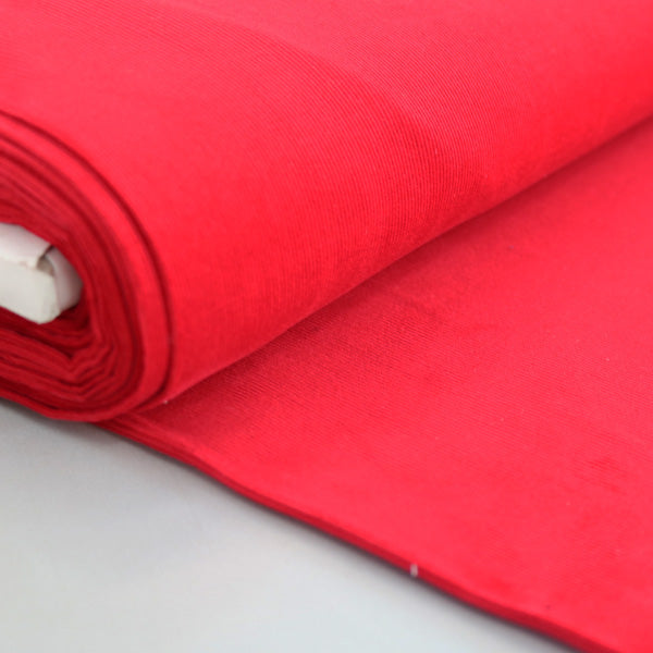 Dressmaking Cotton Needle Corduroy - Bright Red – Fabrics Galore