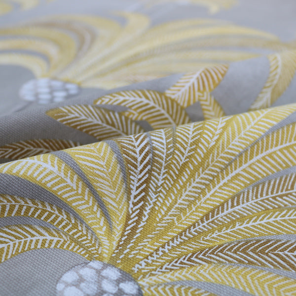 La Palmeraie Home Furnishing Fabric by Maison THEVENON Paris- Mustard